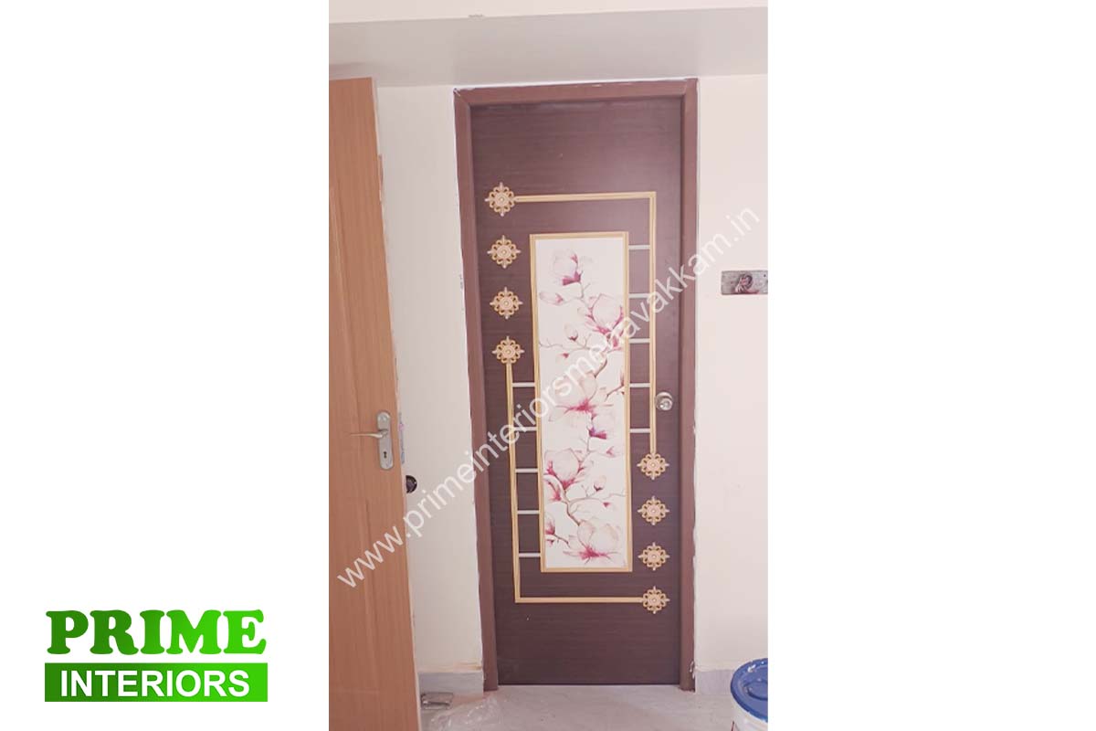 PVC room door