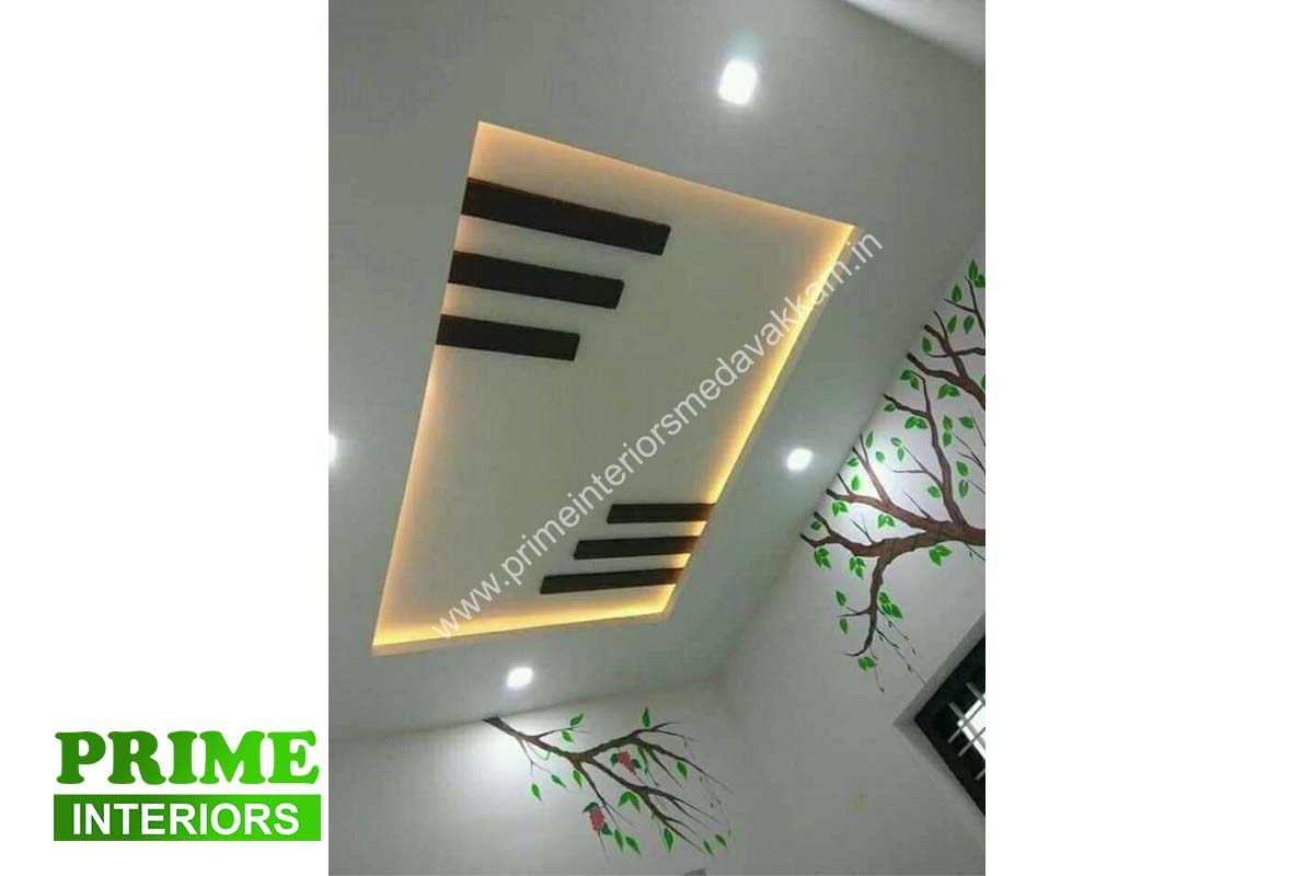 False Ceiling, prime interiors, medavakkam, Chennai.