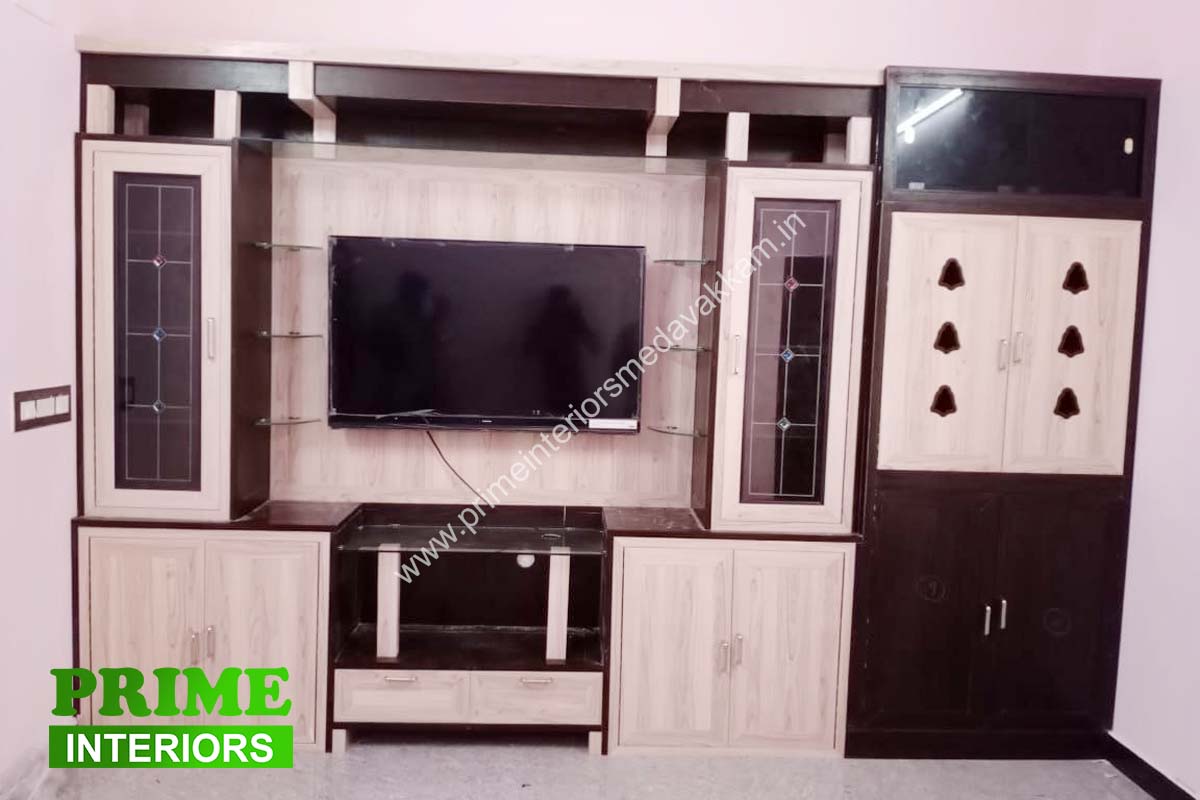 TV Stand, prime interiors, medavakkam, Chennai.