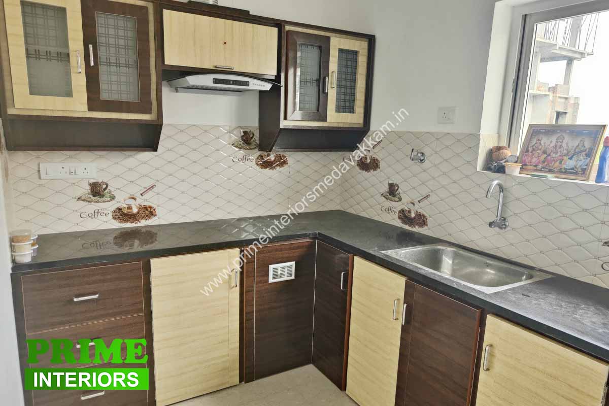 Modular Kitchen, prime interiors, medavakkam, Chennai.