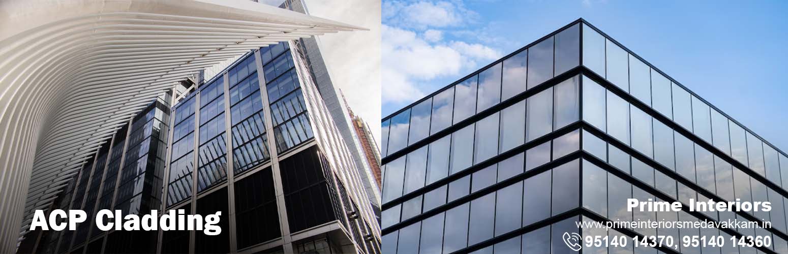 acp cladding, prime interiors, medavakkam, Chennai.