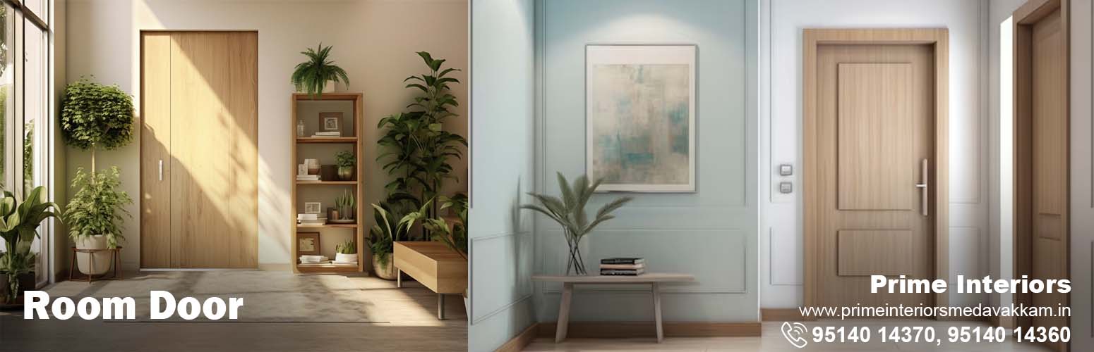 room door, prime interiors, medavakkam, Chennai.